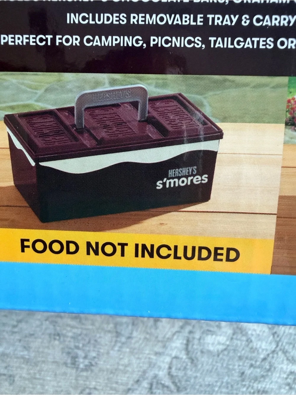 S'mores Caddy - Brown and Cream new! Ready for camping!